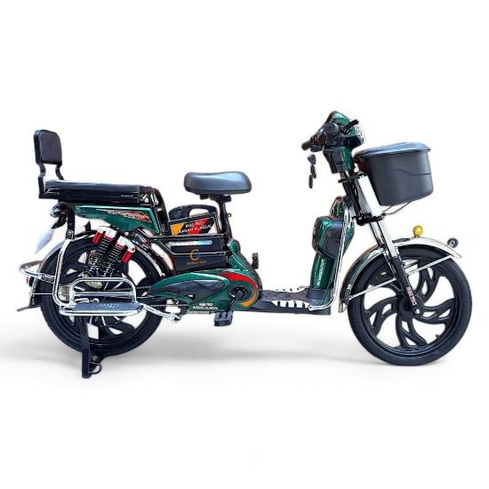 صورة دراجة كهربائية 60 فولت بمقعدين بكفرات مقاس 22